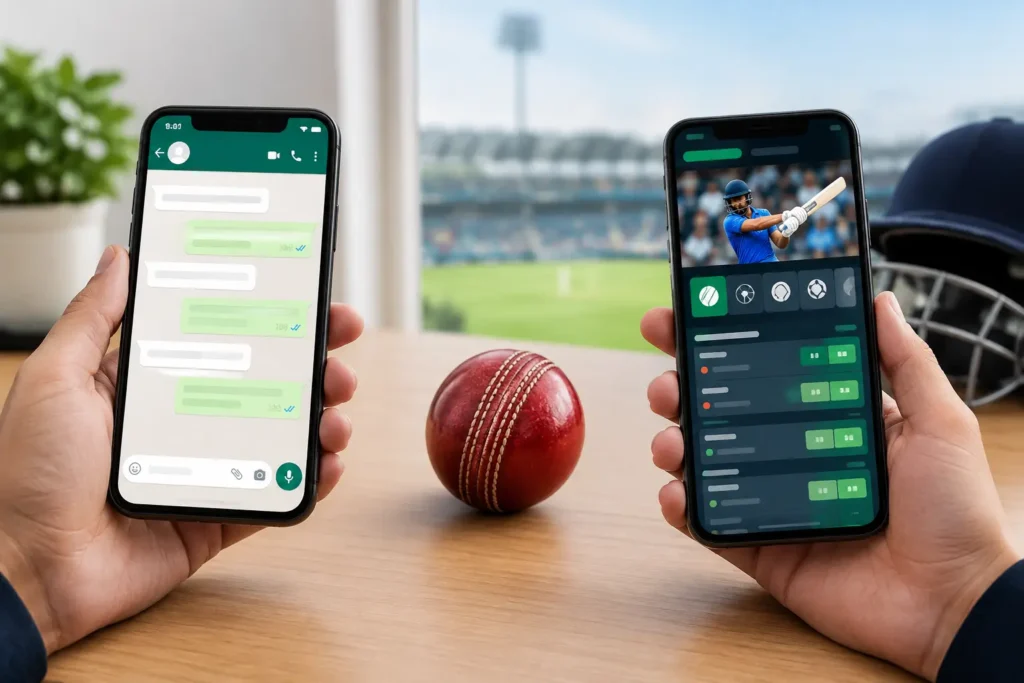 WhatsApp Onboarding vs Apps for Cricket Bets